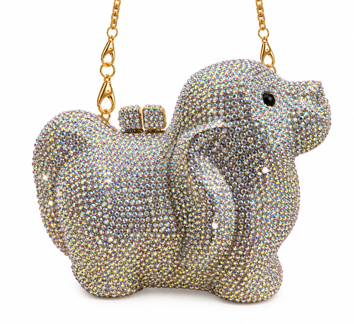 Rhinestone puppy Casting Clutch🐶
