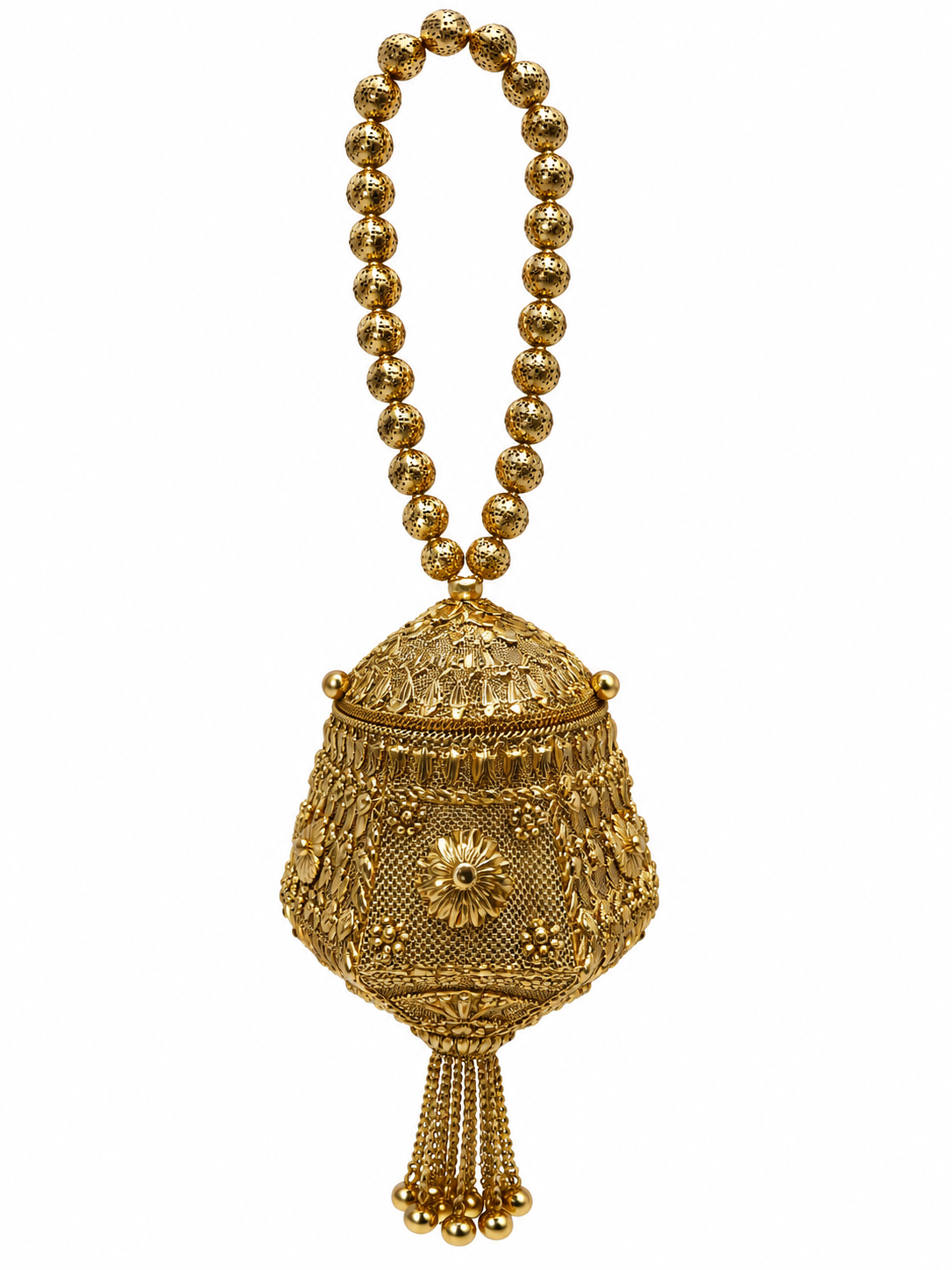 Indian Metal Clutch potli