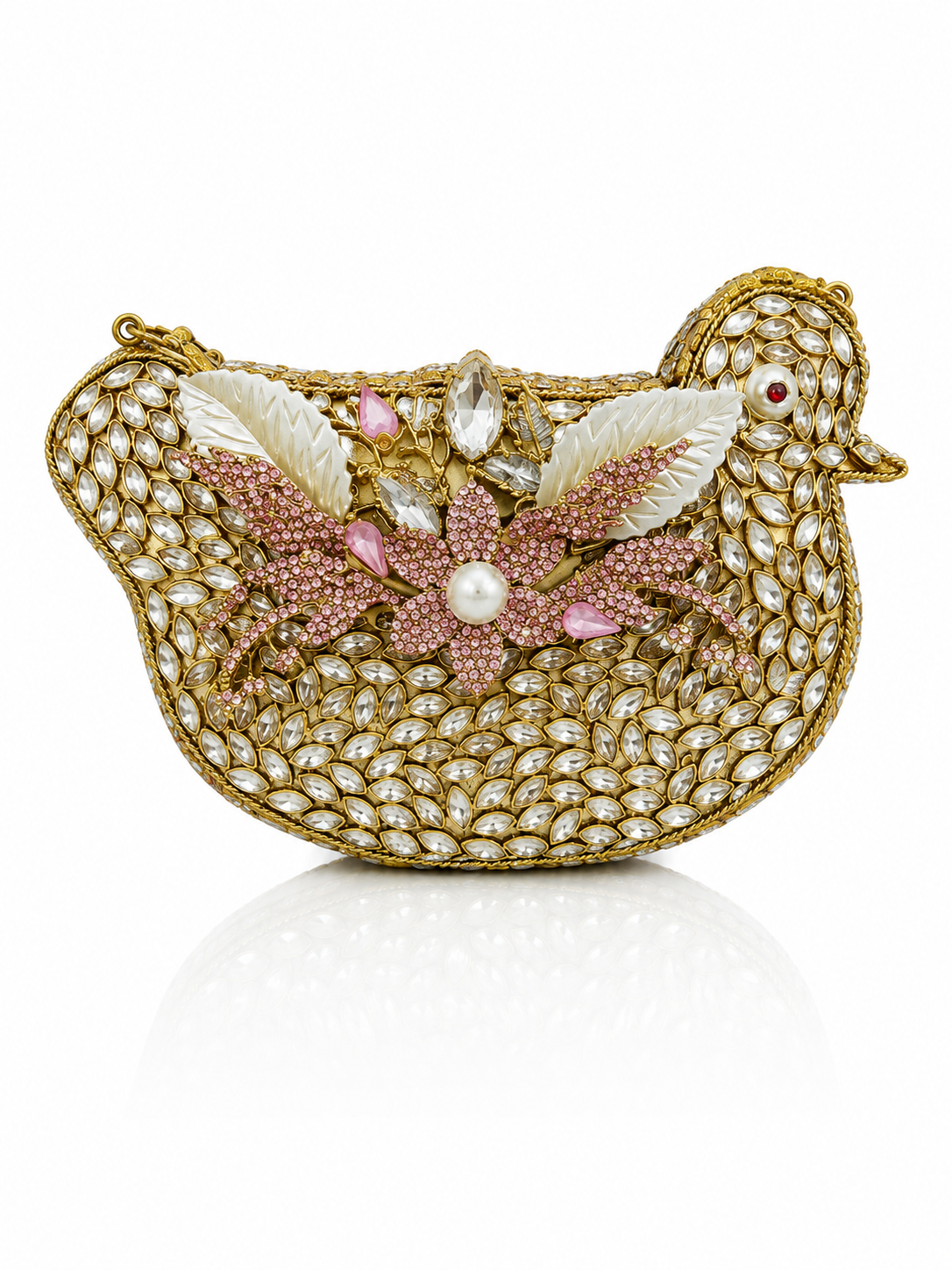 Royal Peacock Jewel Clutch