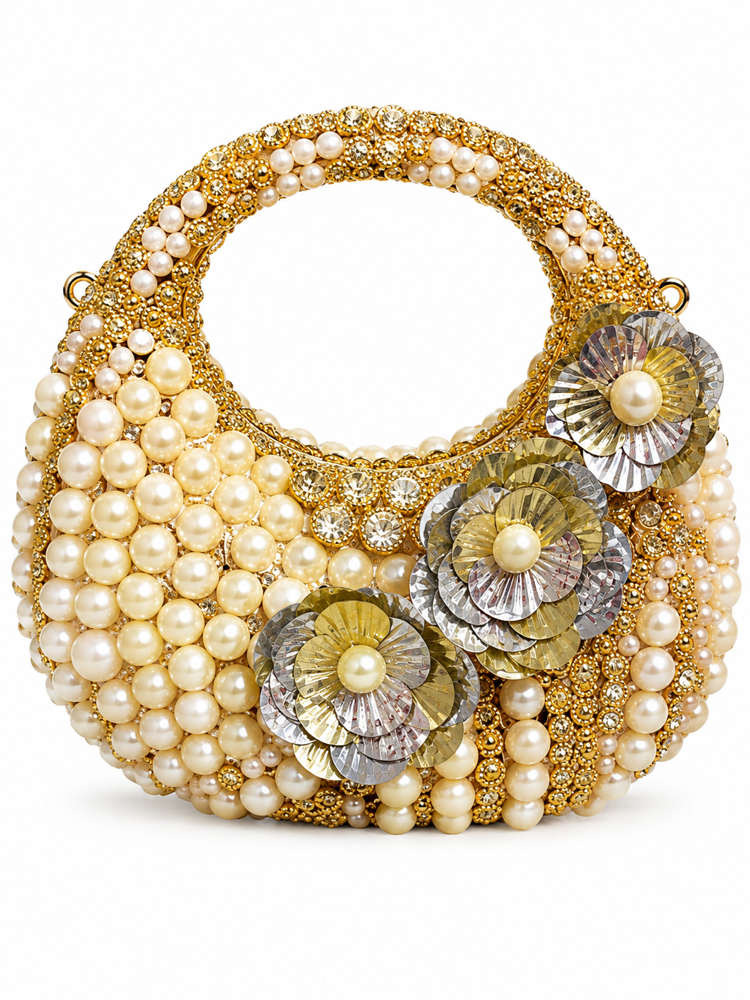 Kundan luxury moon clutch