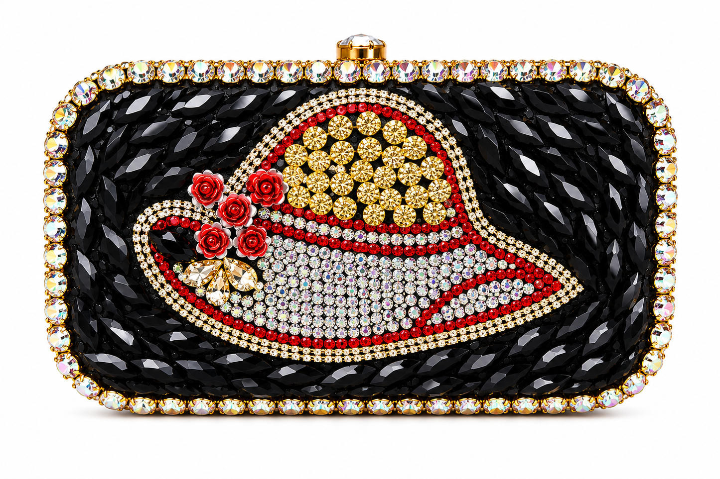 Royal Crystal Hat Clutch