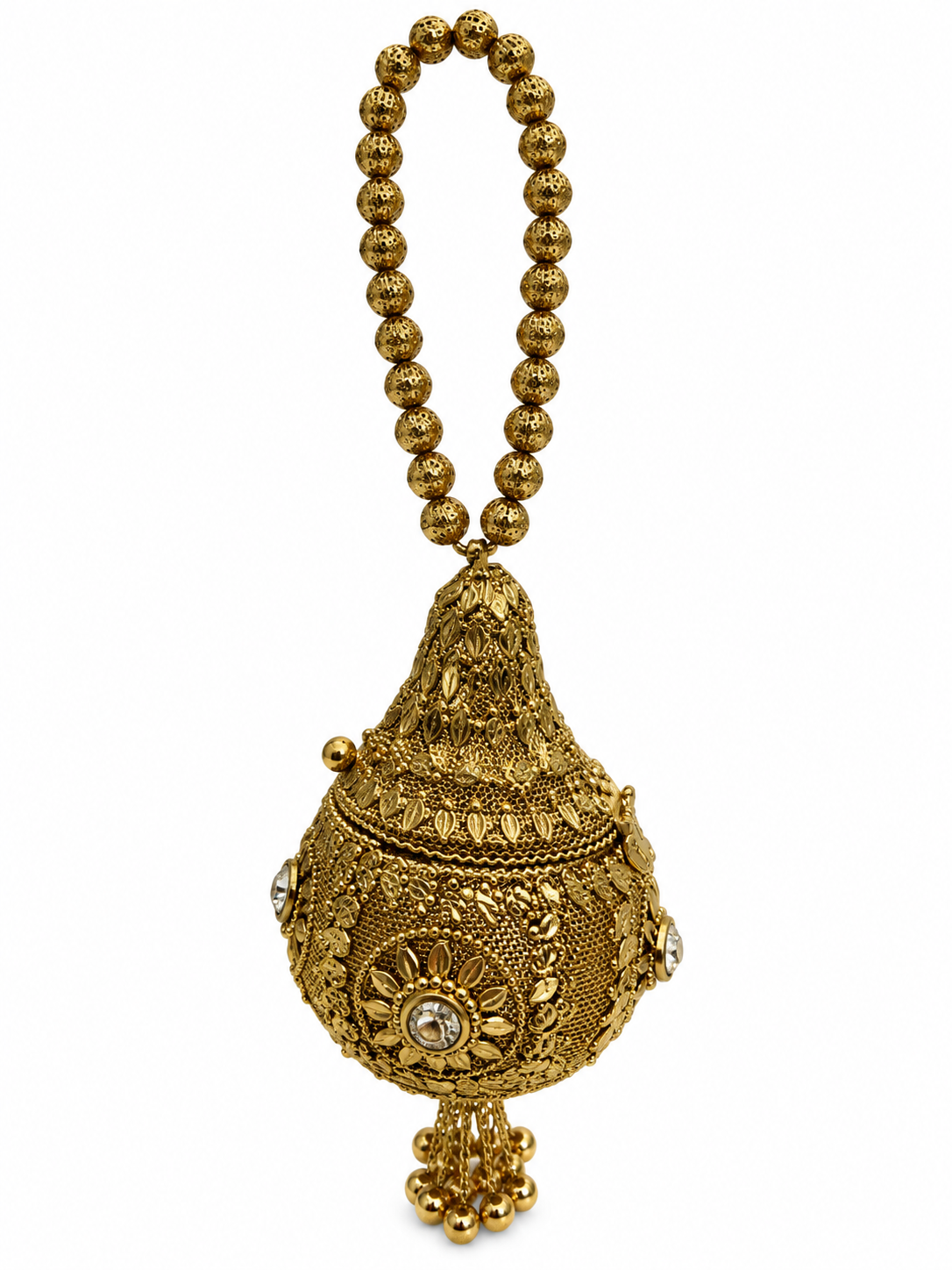 Indian Metal Clutch Potli D