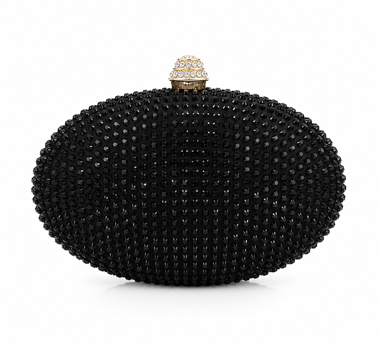 Swarovski Oval Crystal Clutch