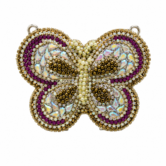 Crystal Flutter Mini butterfly Clutch
