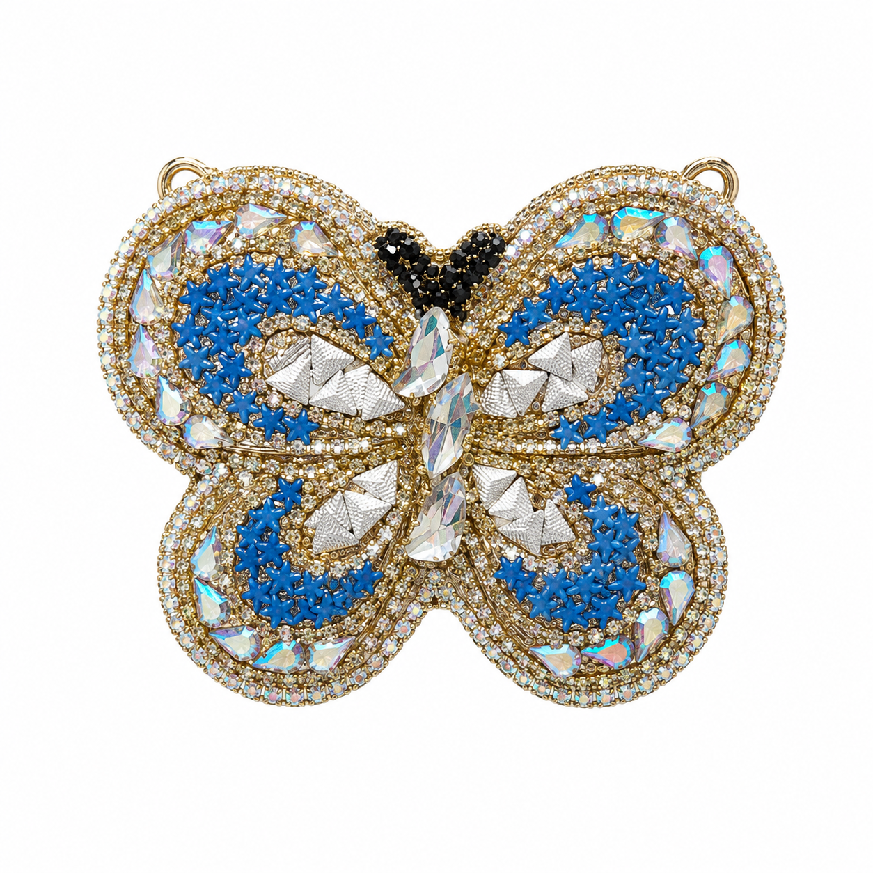 Crystal Flutter Mini butterfly Clutch