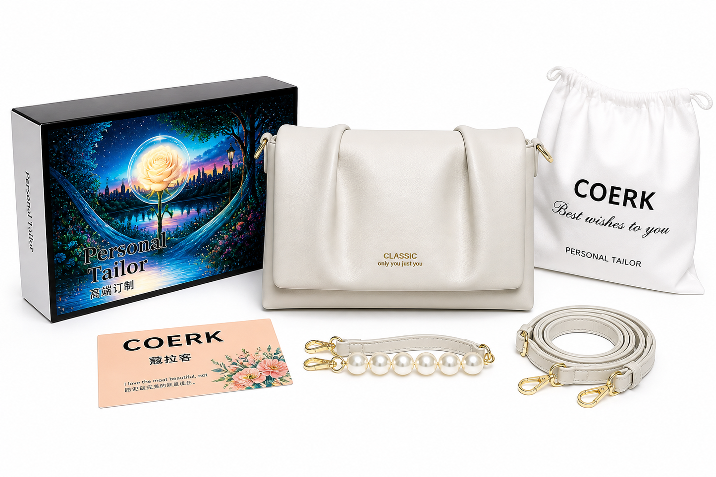 Pearl Grace Luxe Bag With Box
