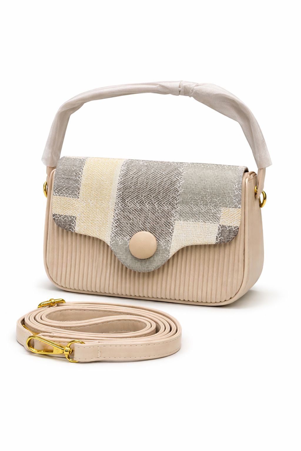 *Urban Luxe Dual Strap Crossbody Bag*