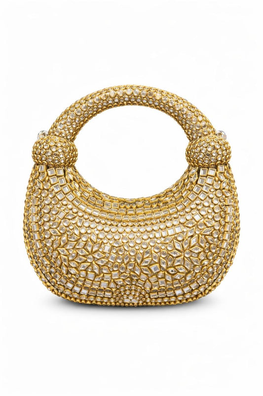 ✨ Royal Orbit Kundan Clutch ✨