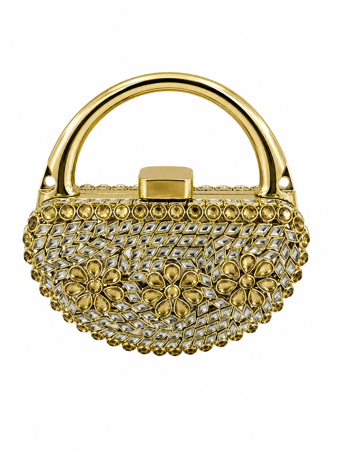 Mini kundan clutch
