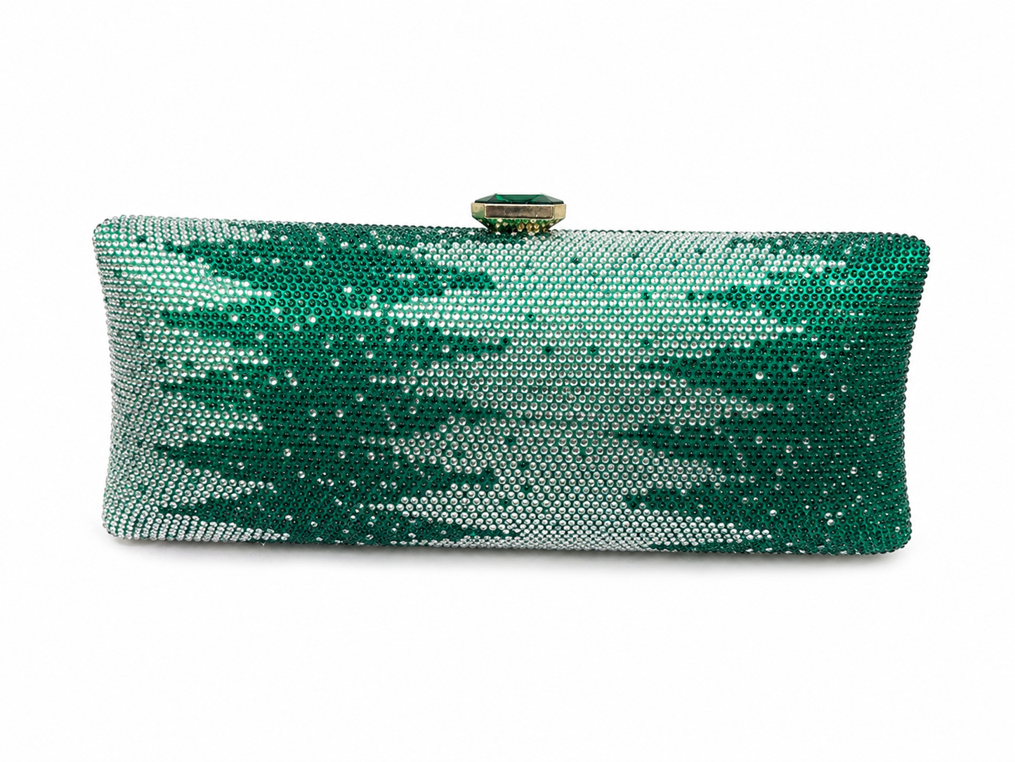 Midnight Royale Long Swarovski Clutch