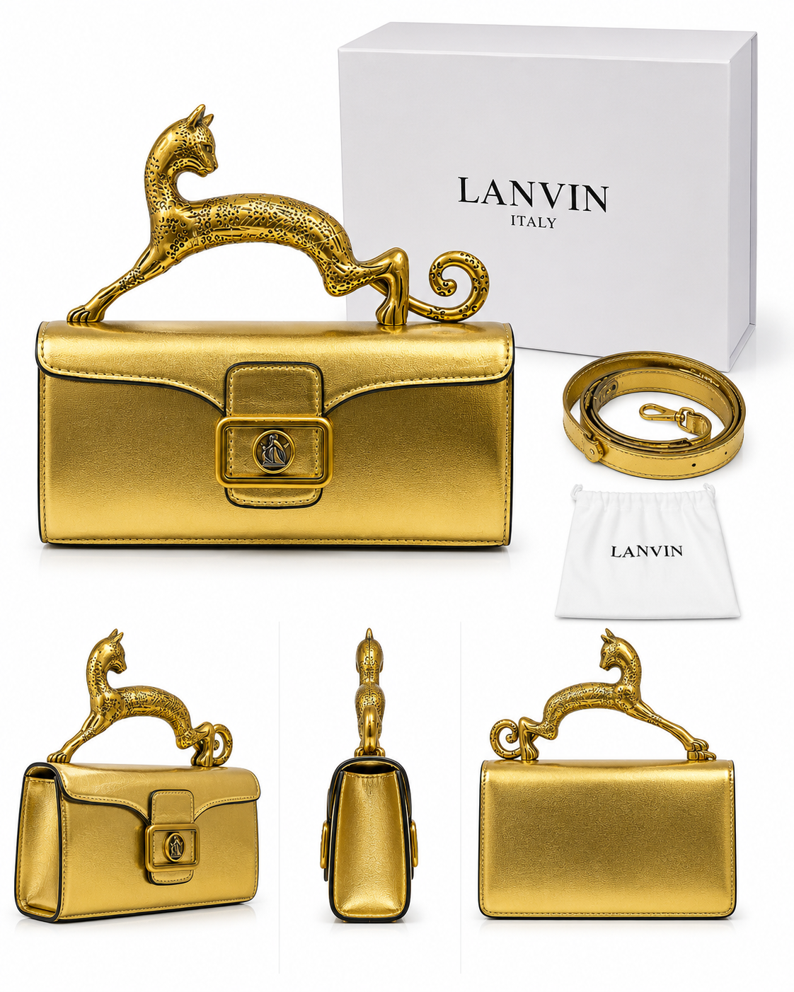 Lanvin Boxpack Cat Handle