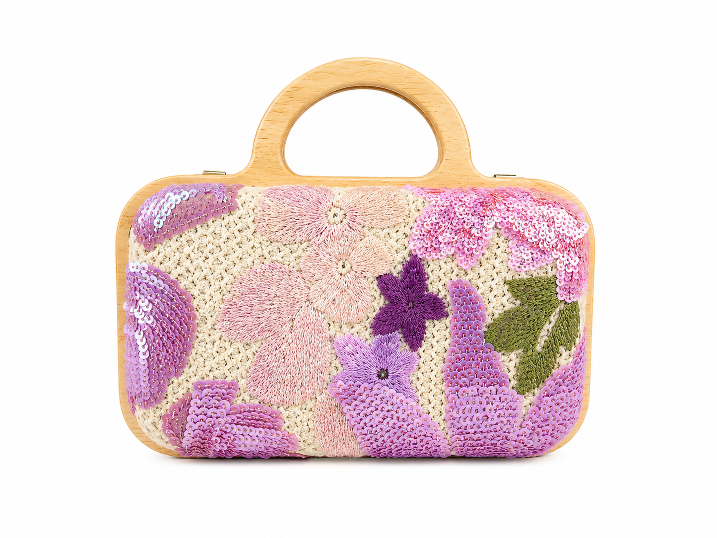 Wooden handmade bag