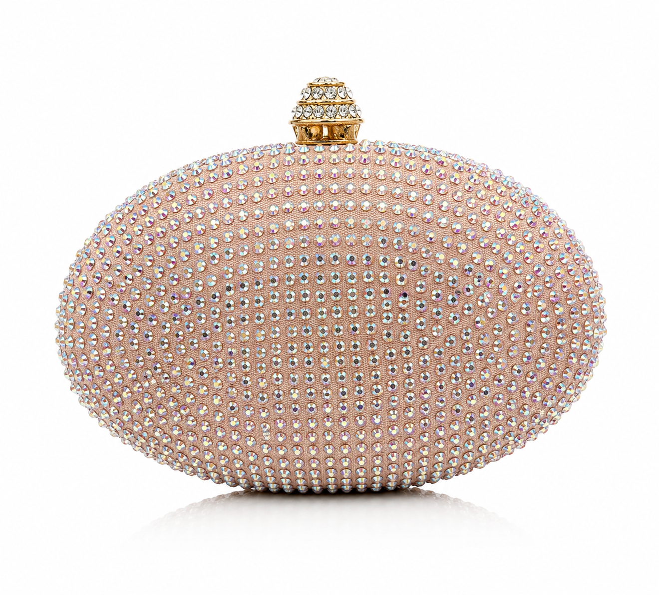 Swarovski Oval Crystal Clutch