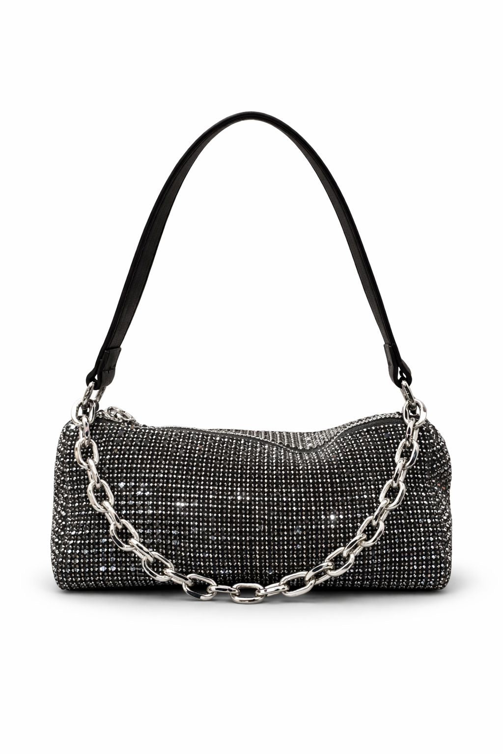 *Glam Chain Crystal Shoulder Bag*