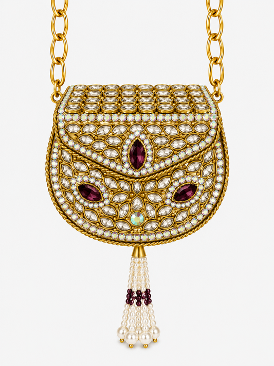 Turkish Kundan Clutch A