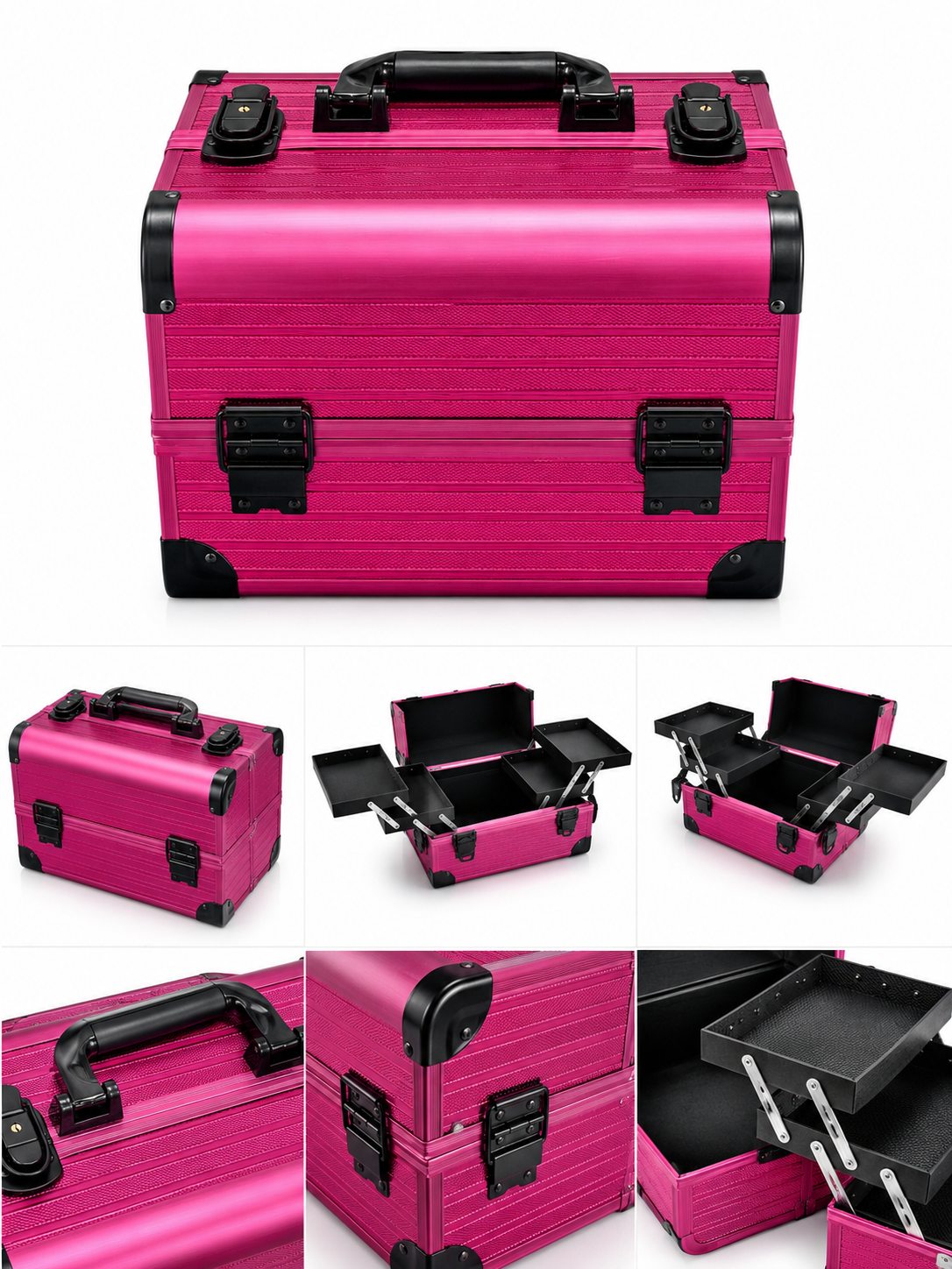 Hot Pink Glam Beauty Case 💖