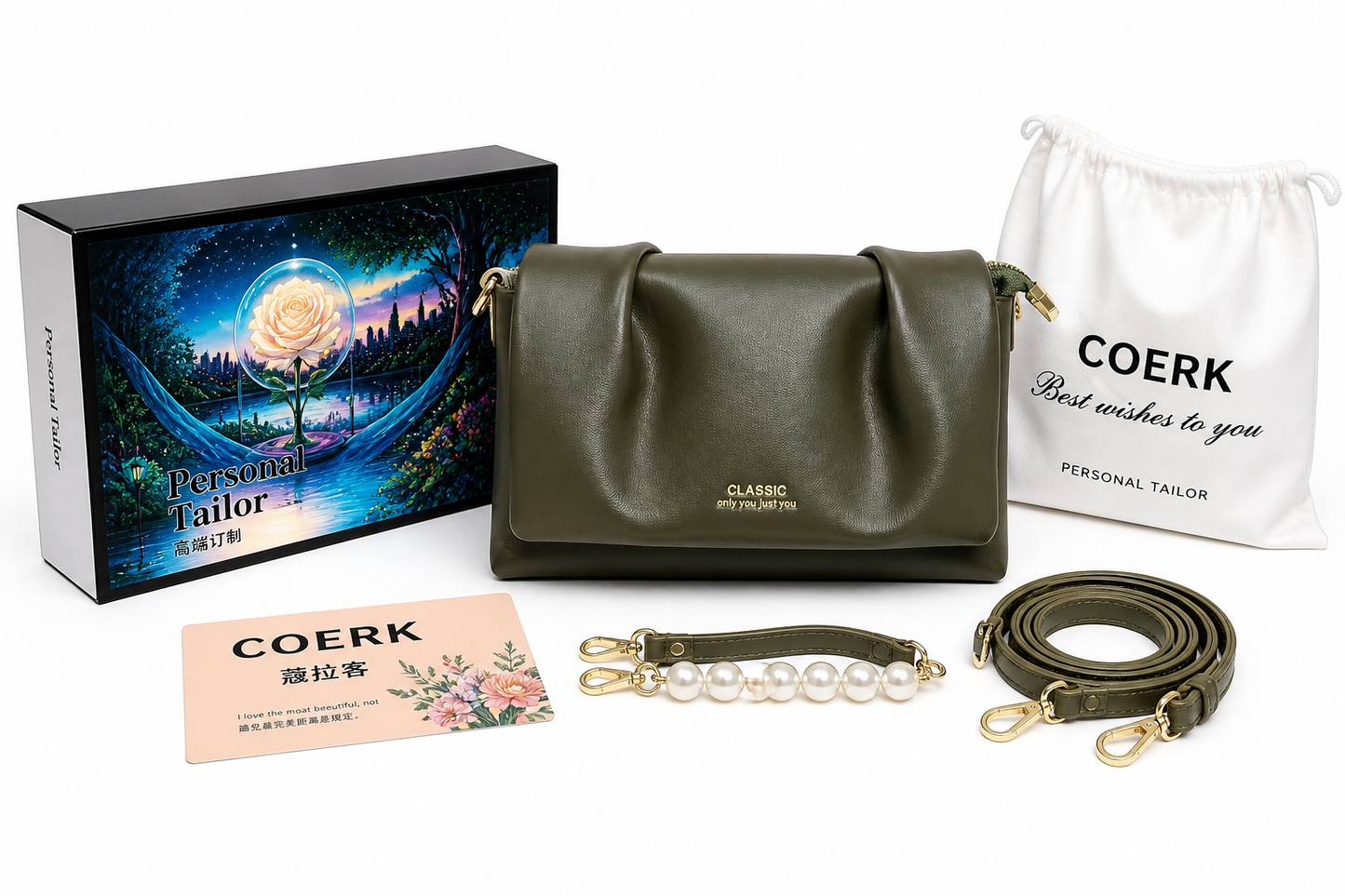 Pearl Grace Luxe Bag With Box