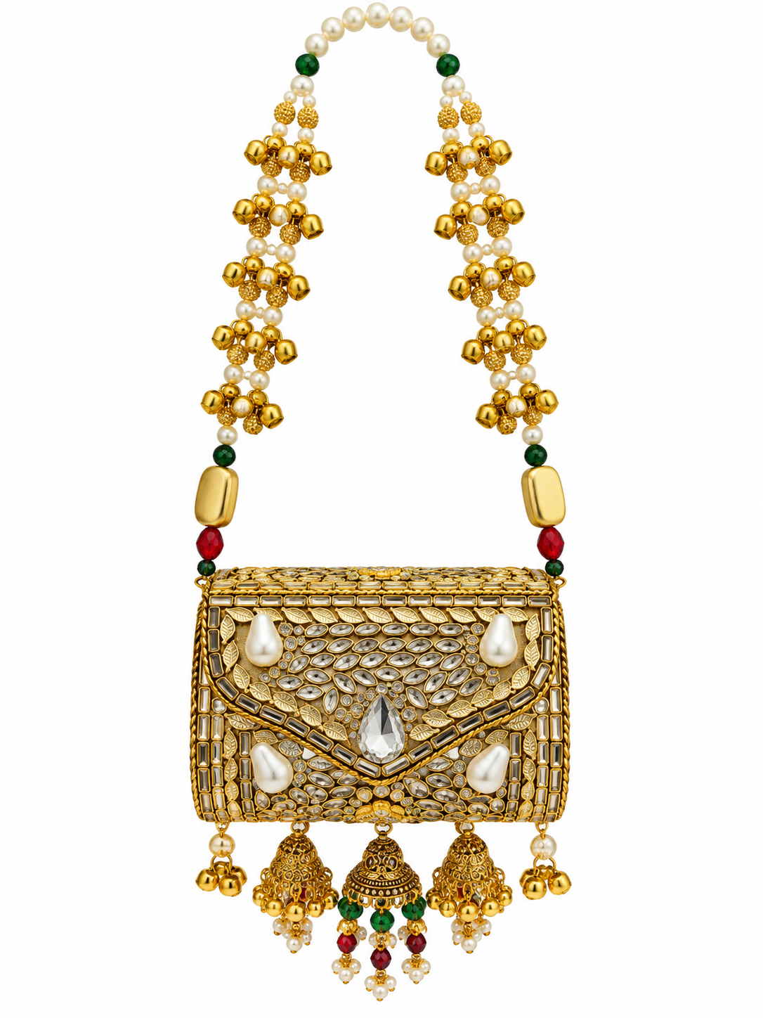Jhumar Turkish Kundan Clutch