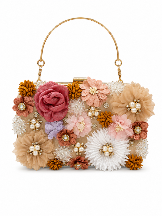 🌸 Floral Luxury Clutch