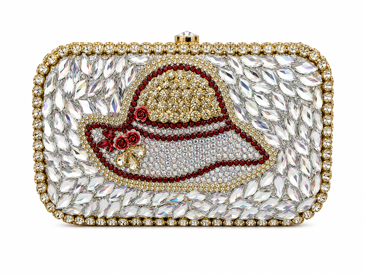 Royal Crystal Hat Clutch