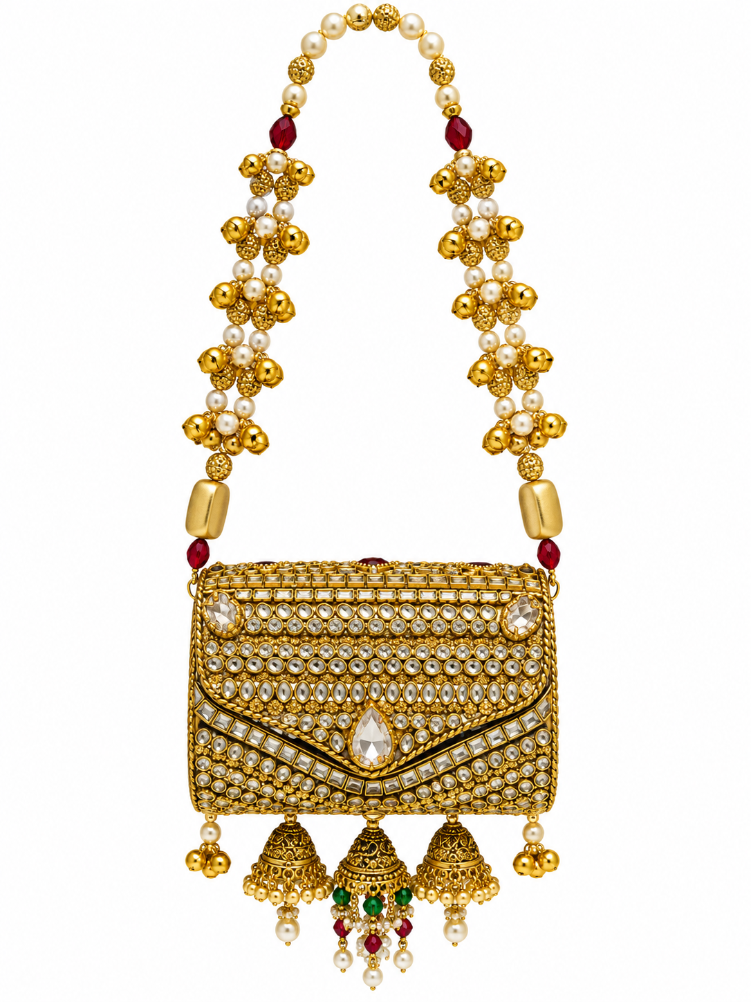 Jhumar Turkish Kundan Clutch
