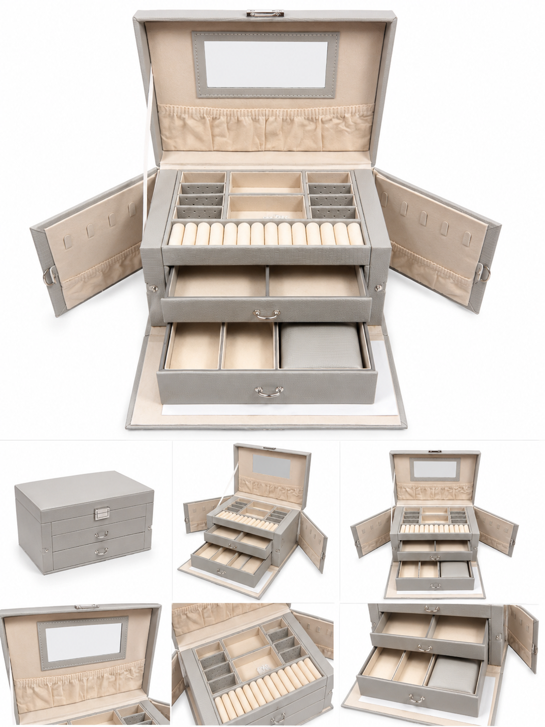 Ivory Luxe Jewelry Box ✨