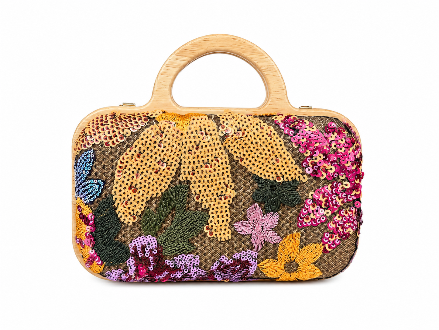 Wooden handmade bag
