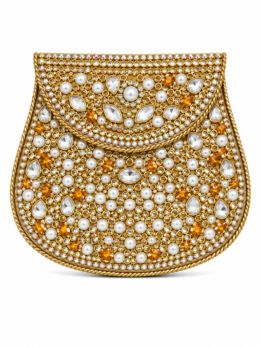 Indian Clutch Kundan Design U