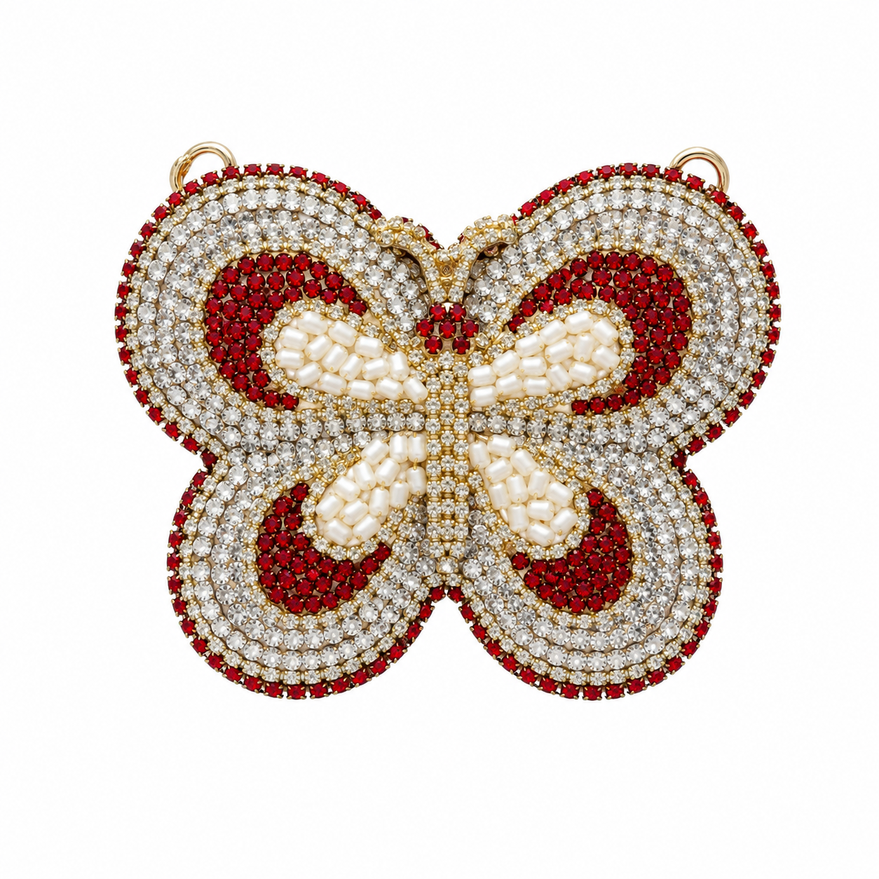 Crystal Flutter Mini butterfly Clutch