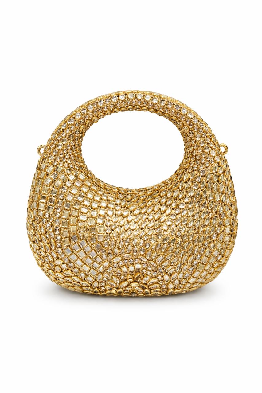 ✨ Royal Orbit Kundan Clutch ✨
