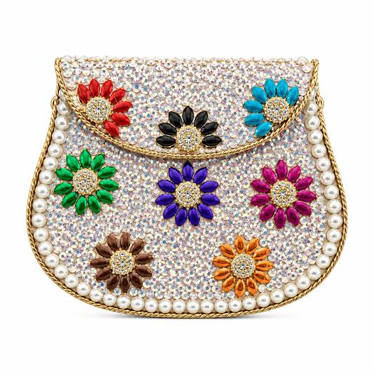 Indian Clutch Kundan Design D