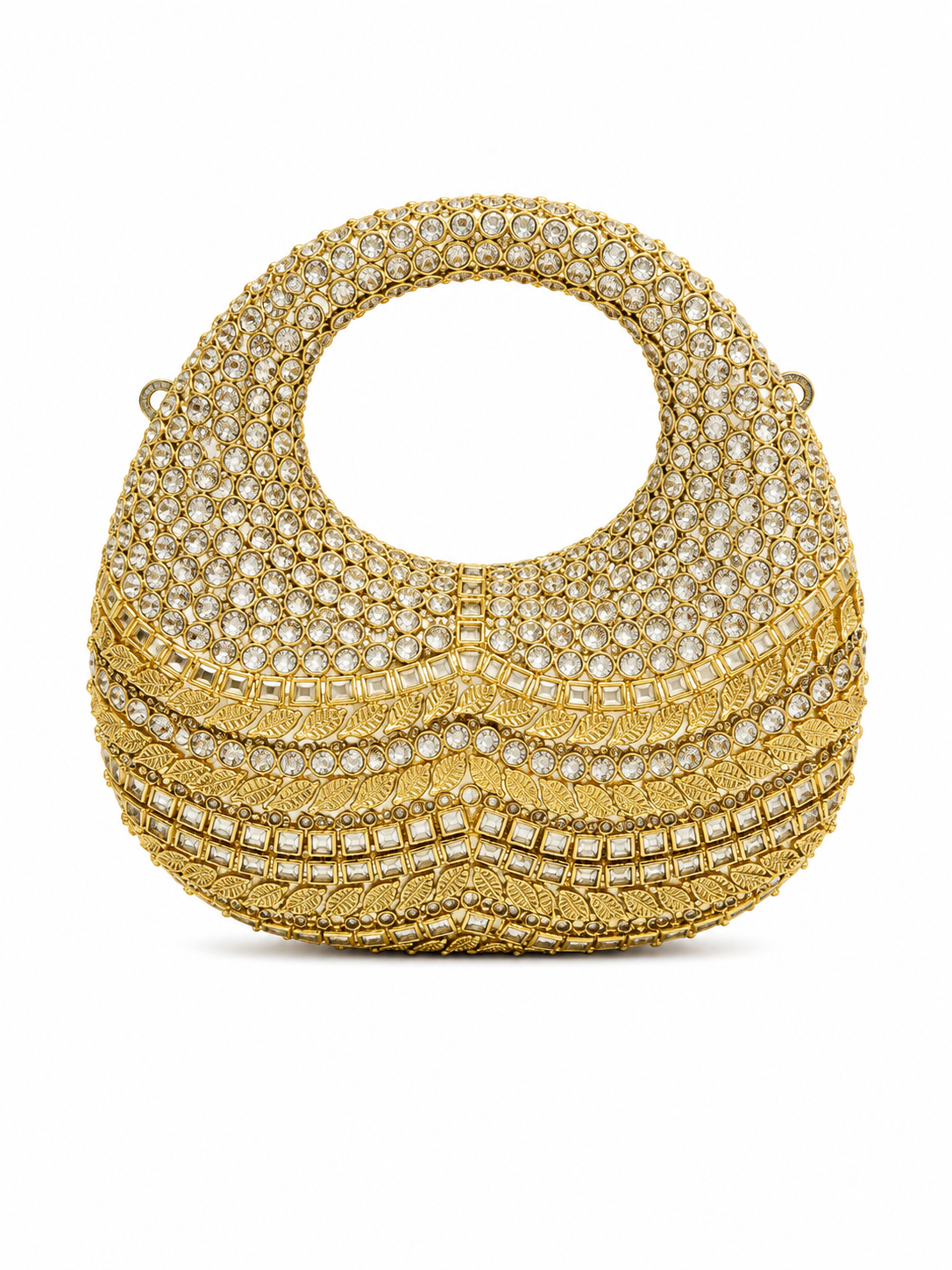 Kundan moon clutch G