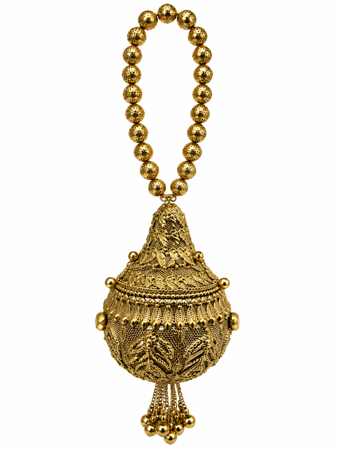 Indian Metal Clutch Potli