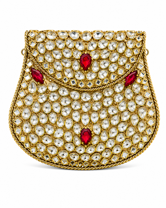 Indian Clutch Kundan Design Z