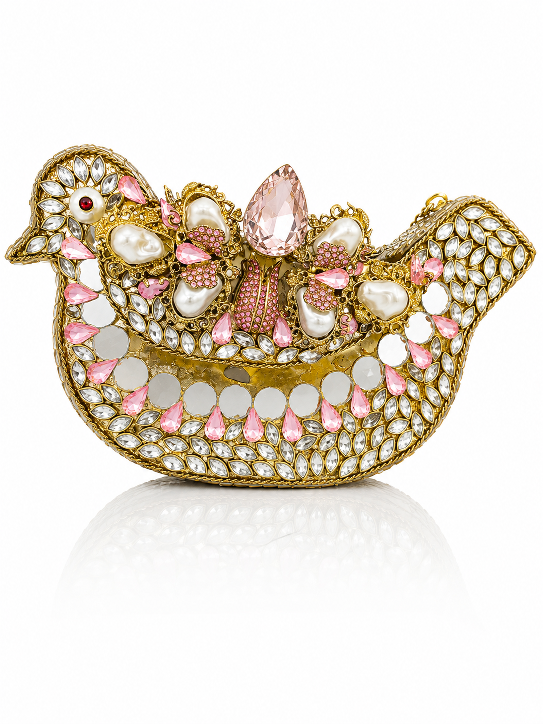 Royal Peacock Jewel Clutch