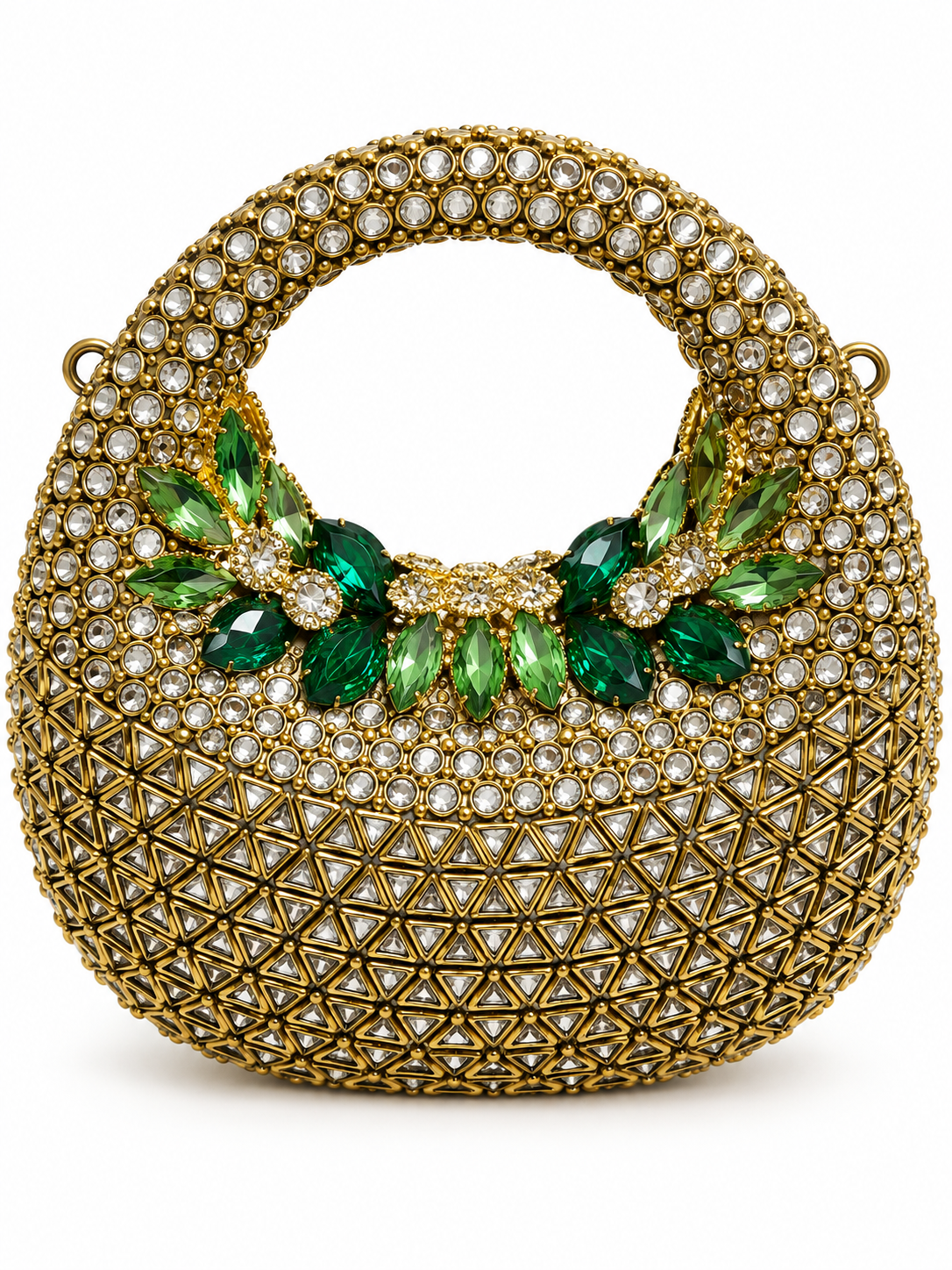Kundan luxury moon clutch