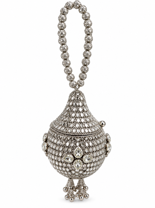 Indian Metal Clutch Potli A