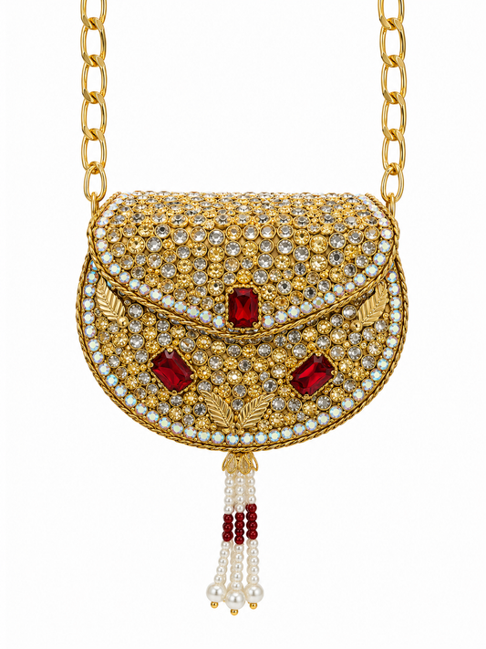 Turkish Kundan Clutch O