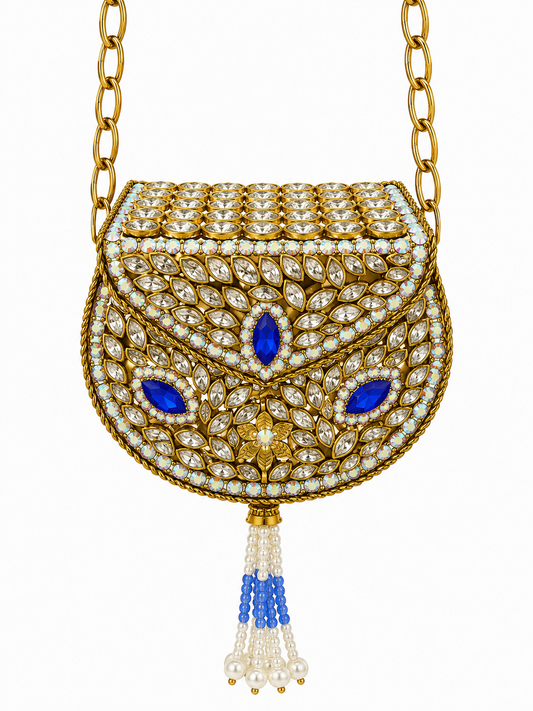 Turkish Kundan Clutch y