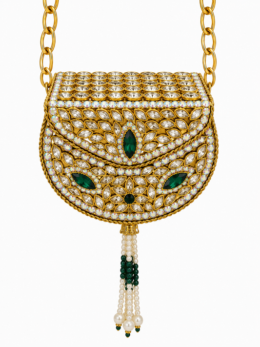 Turkish Kundan Clutch z
