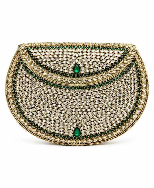 Big indian kundan bras clutch