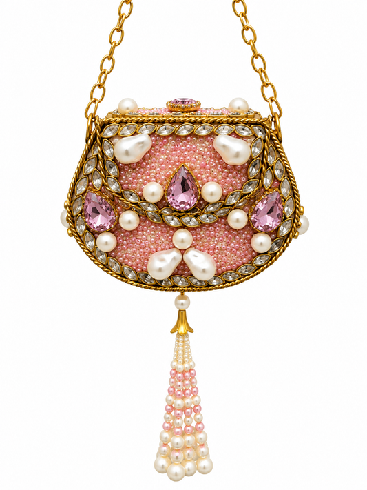 Kundan  matel turkish clutch  MM