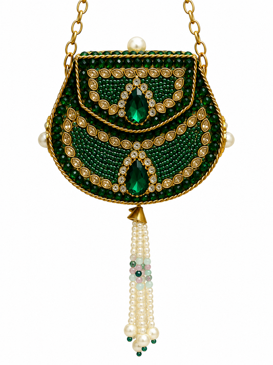 Kundan  matel turkish clutch  AA