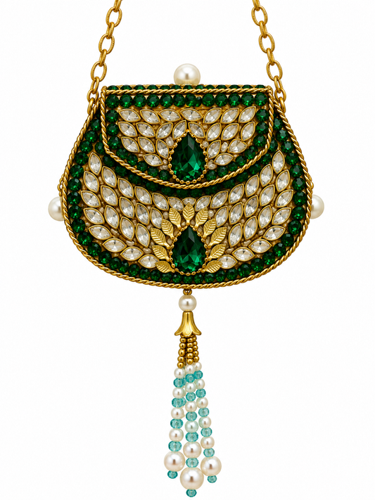 Kundan  matel turkish clutch  Z