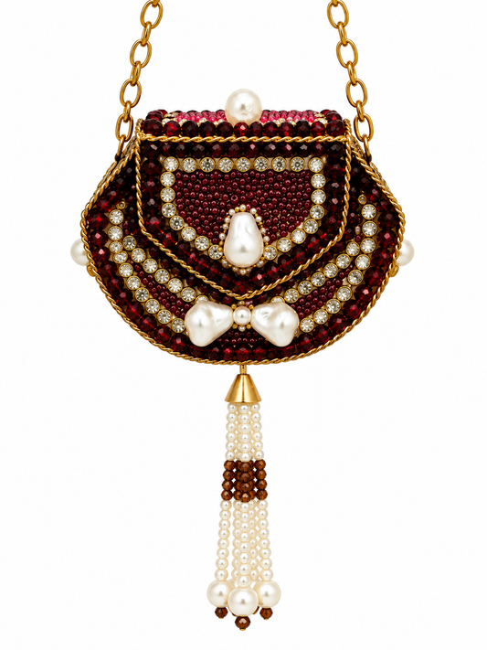Kundan  matel turkish clutch  R