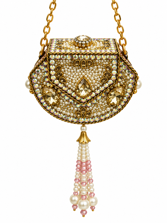 Kundan  matel turkish clutch  H