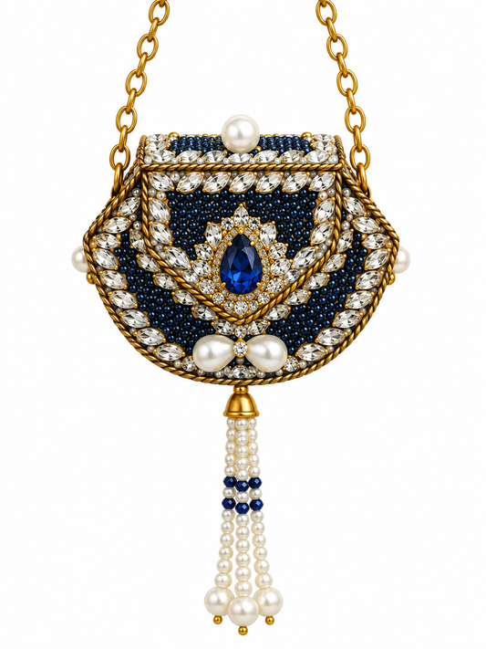 Kundan  matel turkish clutch  F