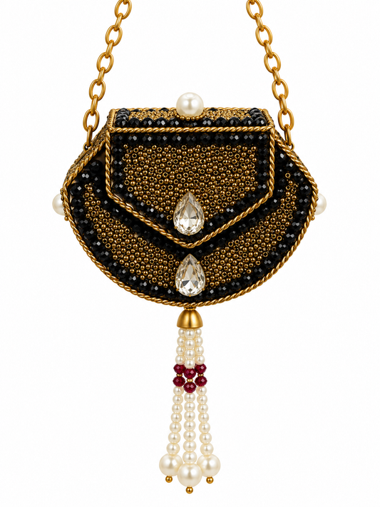 Kundan  matel turkish clutch  B