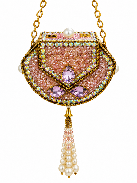 Kundan  matel turkish clutch  A