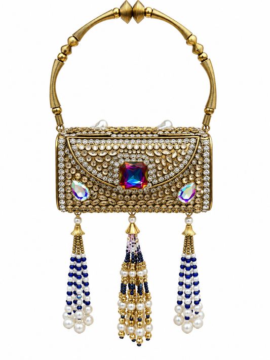✨ Turkish Luxe Jewel Clutch L